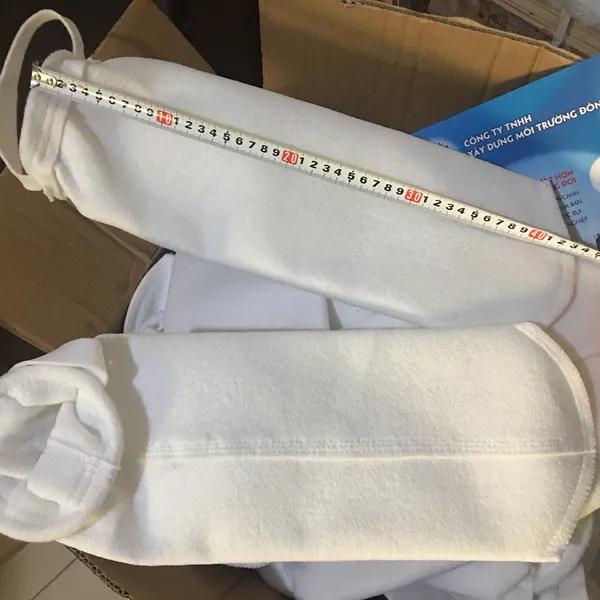 Túi vải lọc polyester vòng inox size 4