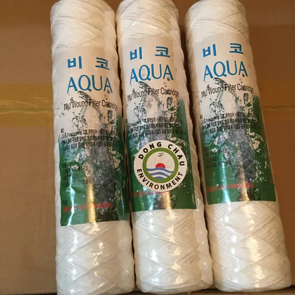 Lõi lọc sợi quấn Aqua 10 micron 10 inch