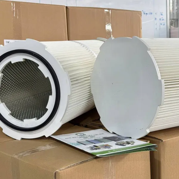 Lõi lọc gió giấy PE có vành 6 ngàm