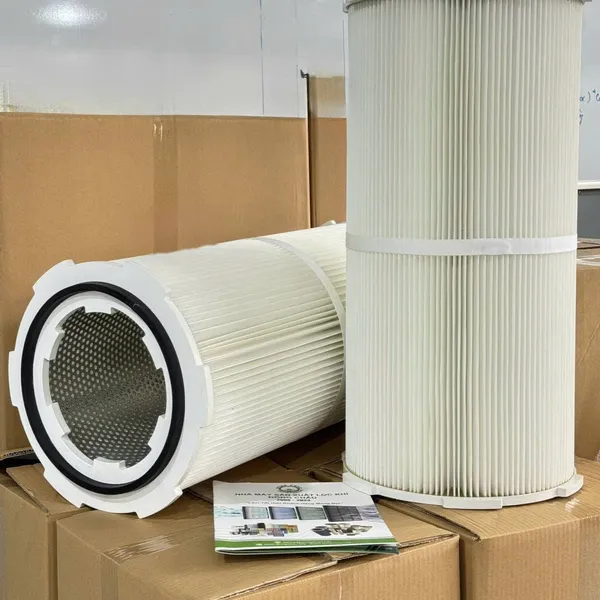 Lõi lọc gió giấy PE có vành 6 ngàm