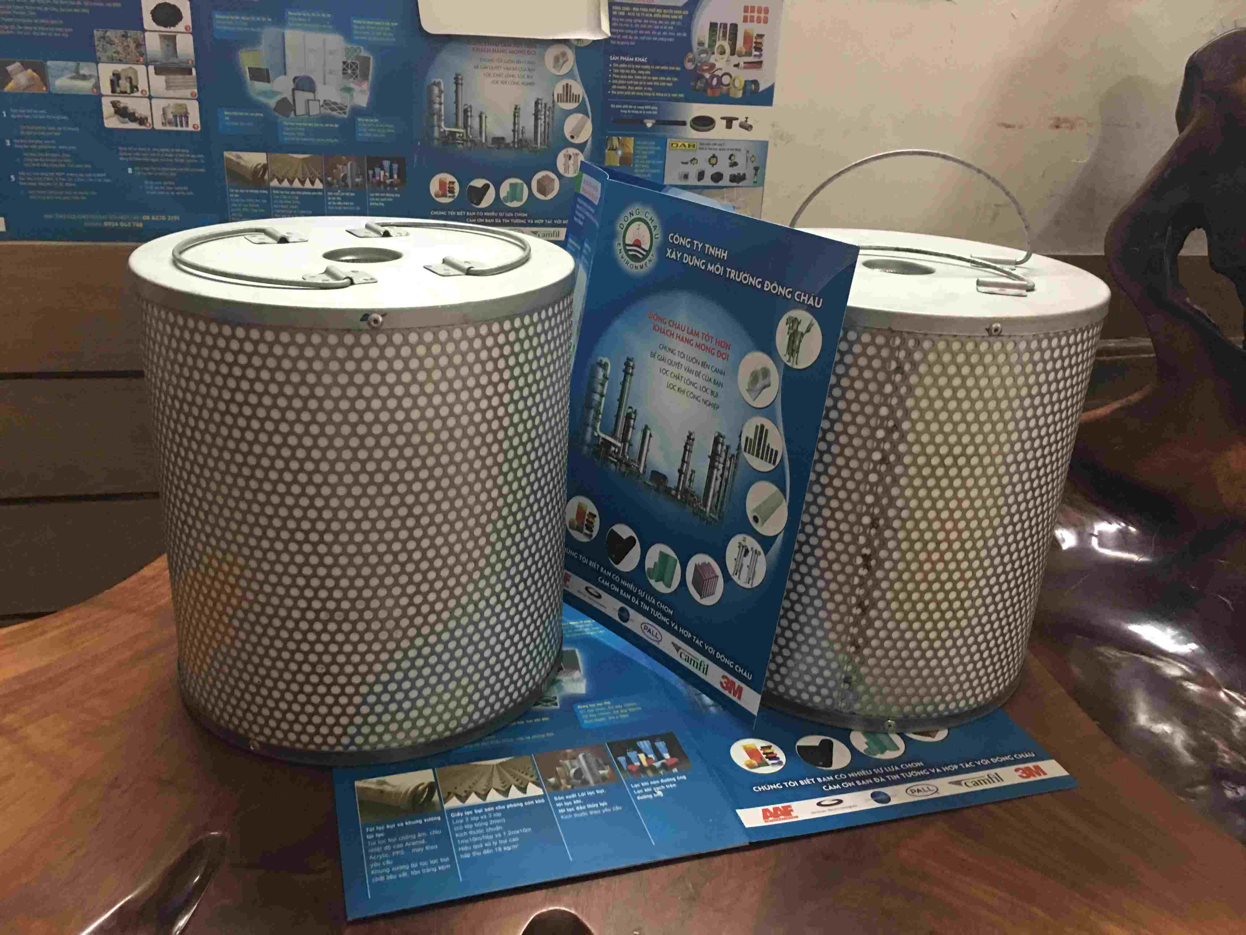 sản xuất Phin lõi lọc bụi khí thải sạch