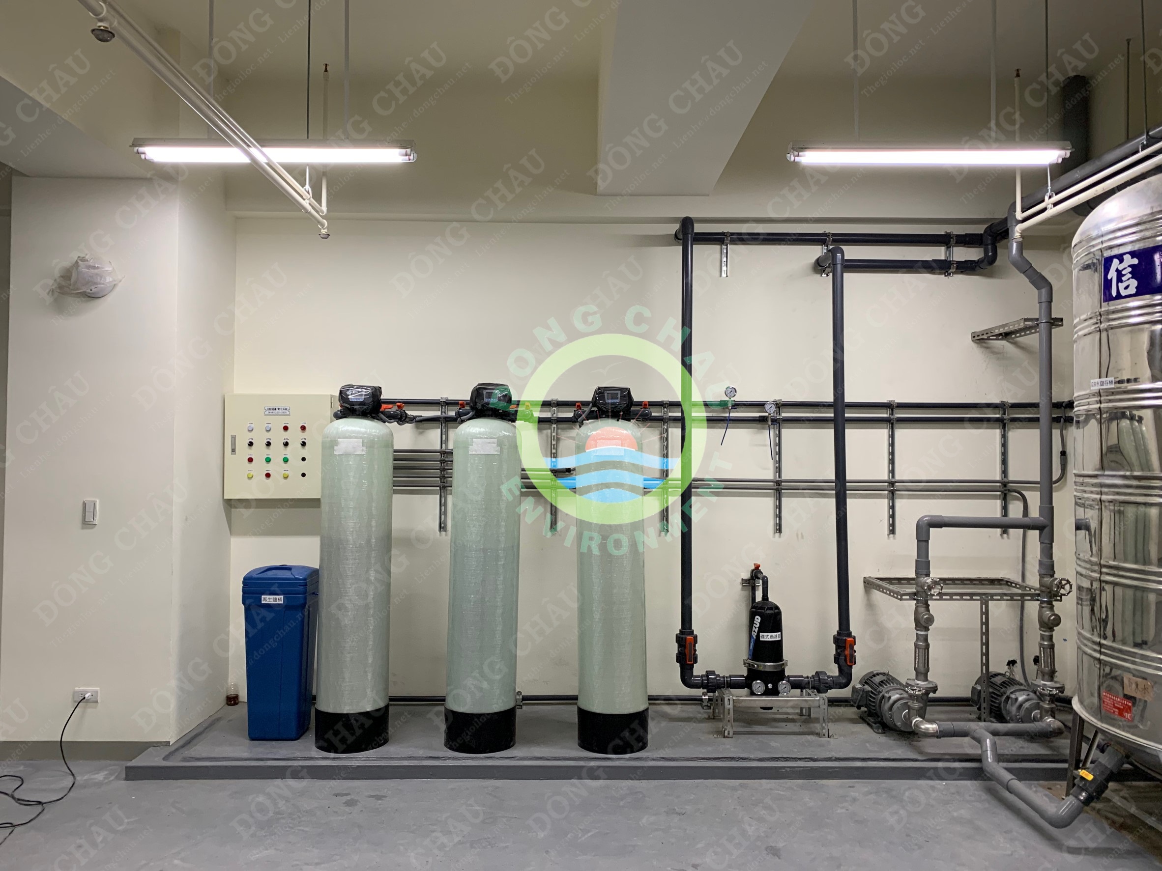 Vỏ cột lọc nước composite