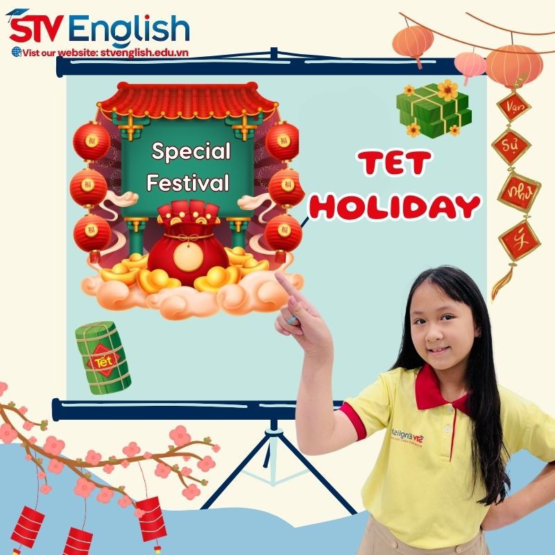 Thuyết trình tiếng Anh cho trẻ em về Tết giúp các em hiểu rõ hơn về văn hóa dân tộc và rèn luyện kỹ năng giao tiếp.  Thuyết trình tiếng Anh cho trẻ em về Tết giúp các em hiểu rõ hơn về văn hóa dân tộc và rèn luyện kỹ năng giao tiếp.