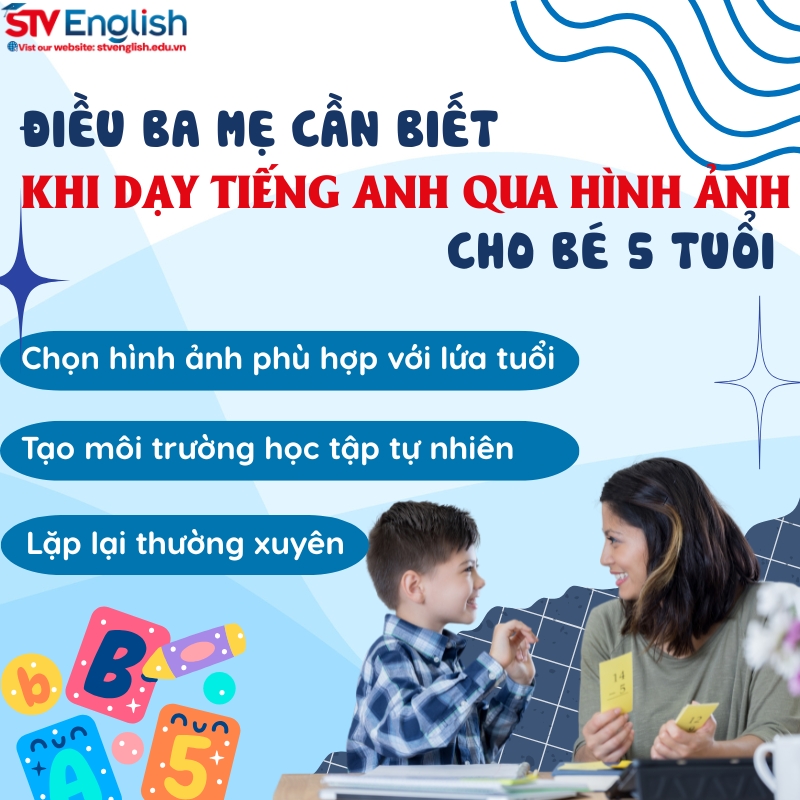 Điều ba mẹ cần biết khi dạy tiếng Anh cho bé 5 tuổi qua hình ảnh Điều ba mẹ cần biết khi dạy tiếng Anh cho bé 5 tuổi qua hình ảnh