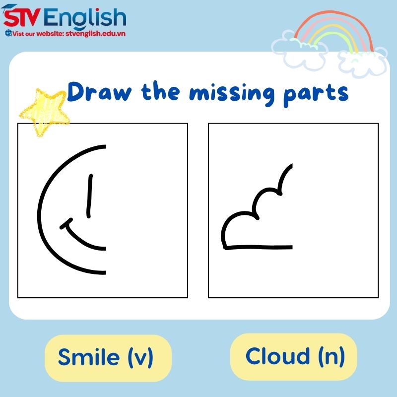 Tiếng Anh cho bé 5 tuổi: Cách học từ vựng mới qua vẽ tranh Tiếng Anh cho bé 5 tuổi: Cách học từ vựng mới qua vẽ tranh