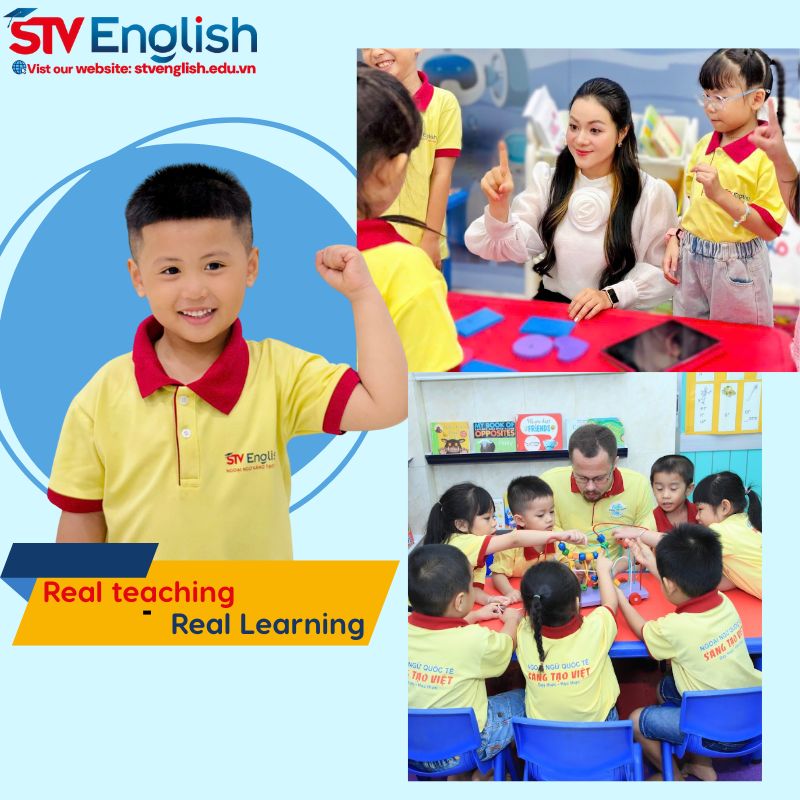 Khám phá chương trình học tiếng Anh cho bé 5 tuổi tại trung tâm STV English Khám phá chương trình học tiếng Anh cho bé 5 tuổi tại trung tâm STV English