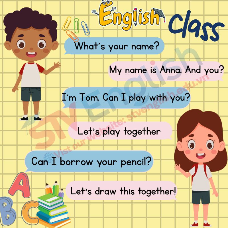 Tiếng Anh cho bé 5 tuổi: Mẫu câu chào hỏi và làm quen Tiếng Anh cho bé 5 tuổi: Mẫu câu chào hỏi và làm quen