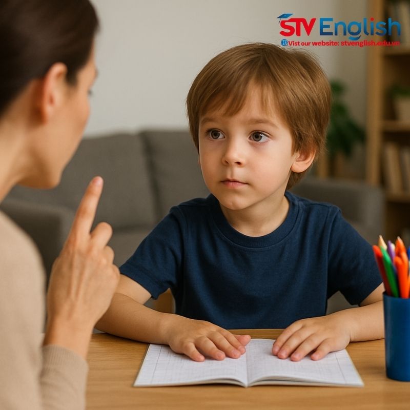 Dạy tiếng Anh giao tiếp cho bé mà con không nói? Đừng vội nản lòng, bố mẹ nhé! Dạy tiếng Anh giao tiếp cho bé mà con không nói? Đừng vội nản lòng, bố mẹ nhé!