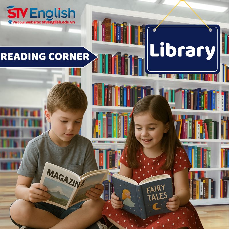 Khám phá từ vựng tiếng Anh giao tiếp cho bé: Chủ đề “The Library” Khám phá từ vựng tiếng Anh giao tiếp cho bé: Chủ đề “The Library”