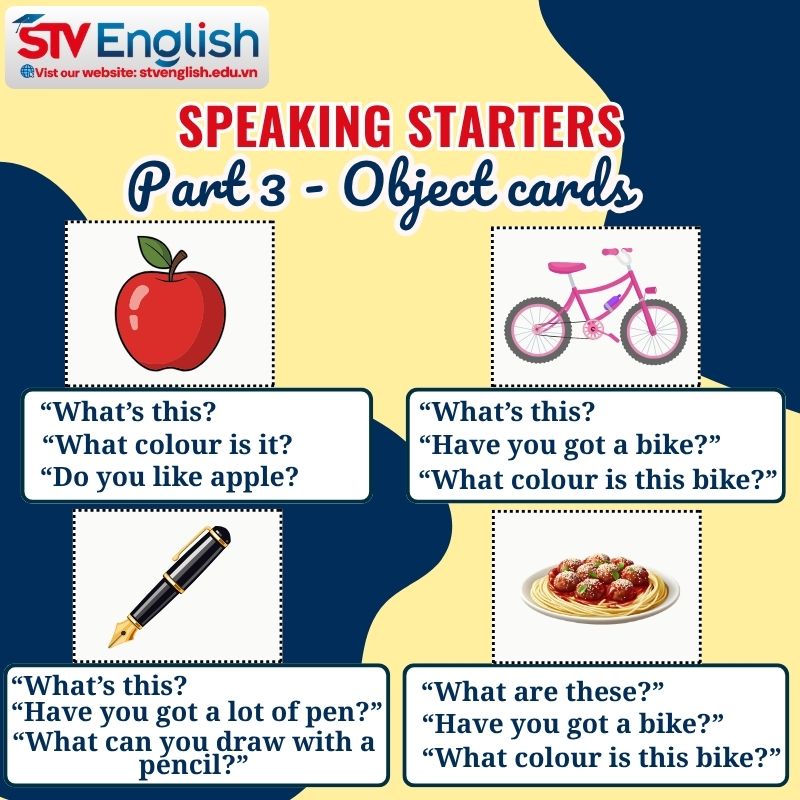 Speaking Starters: Part 3 - Object cards Speaking Starters: Part 3 - Object cards
