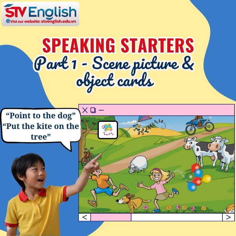 Speaking Starters: Part 1 - Scene picture and object cards Speaking Starters: Part 1 - Scene picture and object cards