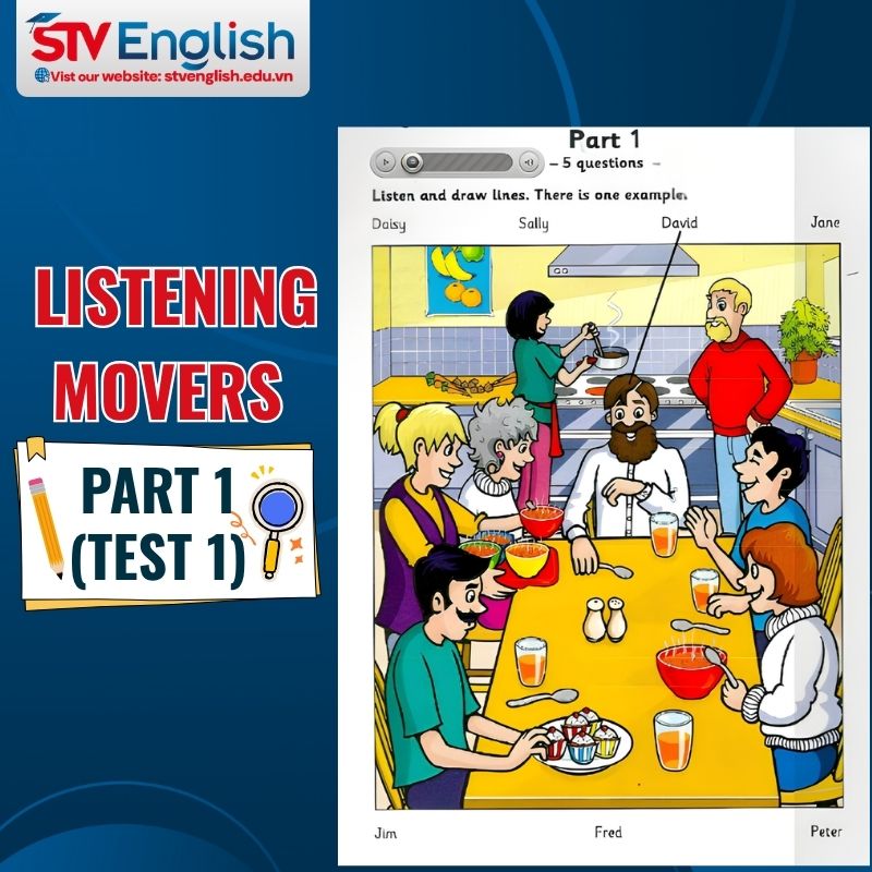 Listening Movers Test: Part 1 Listening Movers Test: Part 1