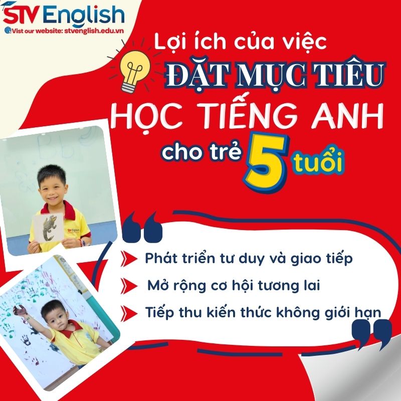 Tại sao phải đặt mục tiêu học tiếng Anh cho bé 5 tuổi? Tại sao phải đặt mục tiêu học tiếng Anh cho bé 5 tuổi?