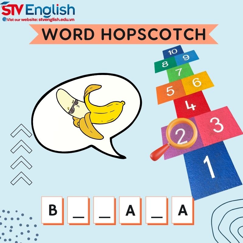 Cách dạy từ vựng tiếng Anh cho bé 5 tuổi qua trò chơi "Word Hopscotch" Cách dạy từ vựng tiếng Anh cho bé 5 tuổi qua trò chơi "Word Hopscotch"