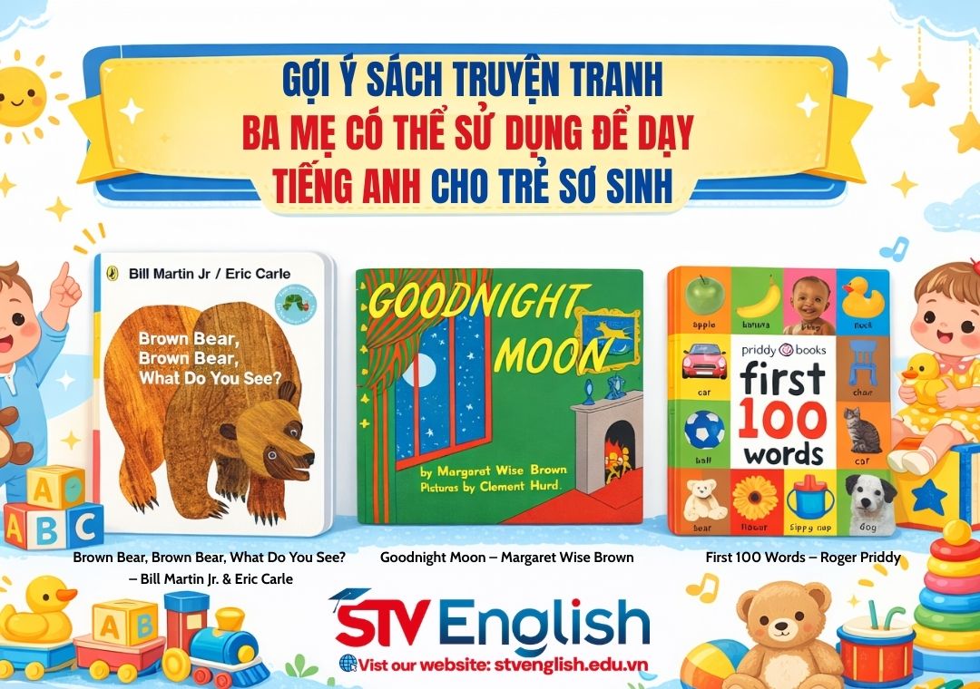 Gợi ý bộ truyện tranh dạy tiếng Anh cho trẻ sơ sinh (0–2 tuổi) Gợi ý bộ truyện tranh dạy tiếng Anh cho trẻ sơ sinh (0–2 tuổi)
