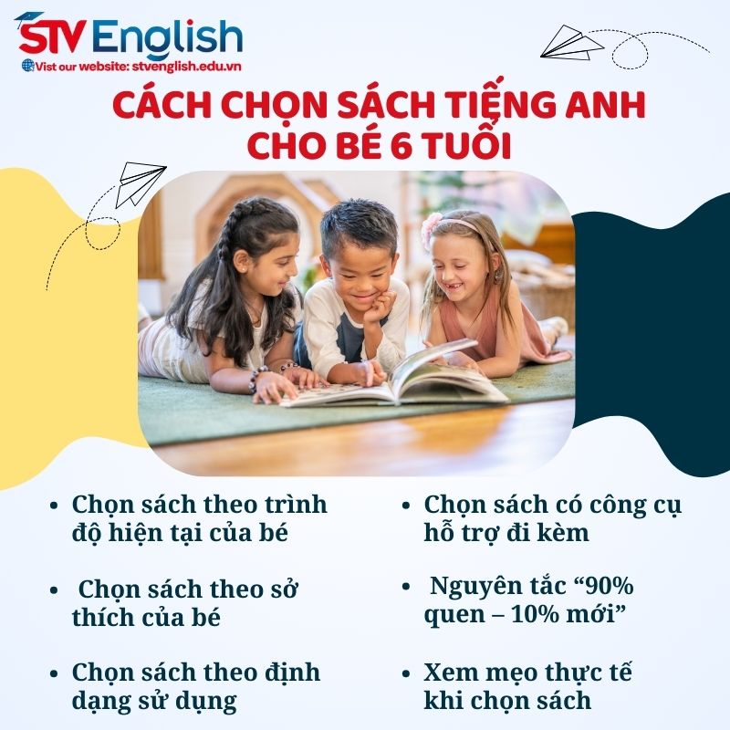 Cách chọn sách tiếng Anh cho bé 6 tuổi. Cách chọn sách tiếng Anh cho bé 6 tuổi.