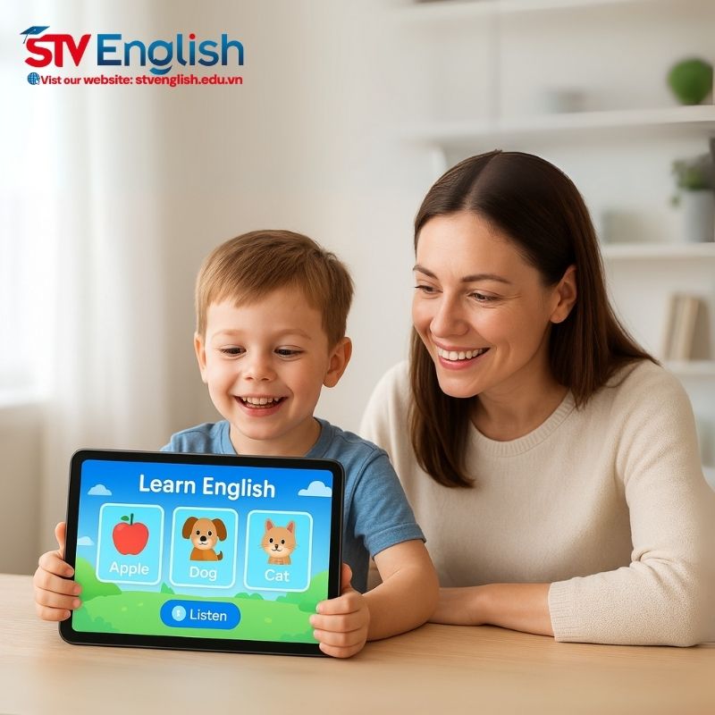 Tiếng Anh cho bé 6 tuổi: Trải nghiệm app AI giúp bé học qua tương tác ảo Tiếng Anh cho bé 6 tuổi: Trải nghiệm app AI giúp bé học qua tương tác ảo