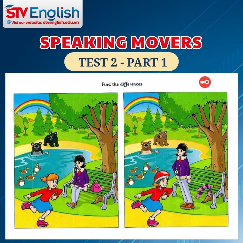 Hướng dẫn luyện Speaking Movers Part 1 (Test 2) Hướng dẫn luyện Speaking Movers Part 1 (Test 2)