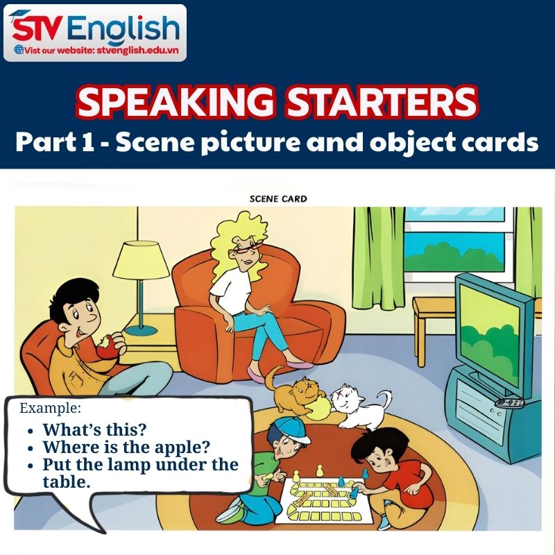 Speaking Starters: Part 1 - Scene picture and object cards Speaking Starters: Part 1 - Scene picture and object cards