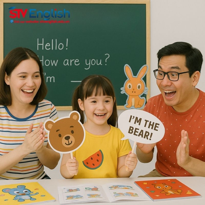 Ba mẹ nên là người đồng hành trong hành trình học tiếng Anh giao tiếp của bé Ba mẹ nên là người đồng hành trong hành trình học tiếng Anh giao tiếp của bé