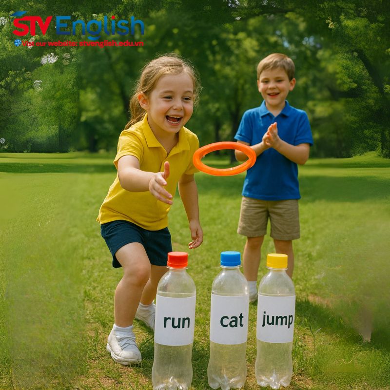 Trò chơi vận động ngoài trời giúp bé 6 tuổi học tiếng Anh hiệu quả. Trò chơi vận động ngoài trời giúp bé 6 tuổi học tiếng Anh hiệu quả.