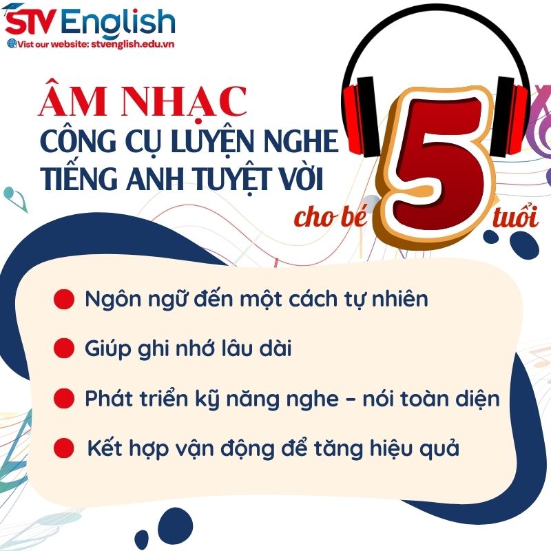 Âm nhac chính là công cụ luyện nghe tiếng Anh cho bé 5 tuổi tuyệt vời Âm nhac chính là công cụ luyện nghe tiếng Anh cho bé 5 tuổi tuyệt vời