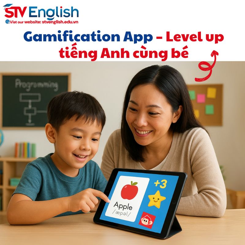 Ứng dụng gamification: Dạy tiếng Anh cho bé 6 tuổi qua trò chơi rèn tư duy. Ứng dụng gamification: Dạy tiếng Anh cho bé 6 tuổi qua trò chơi rèn tư duy.