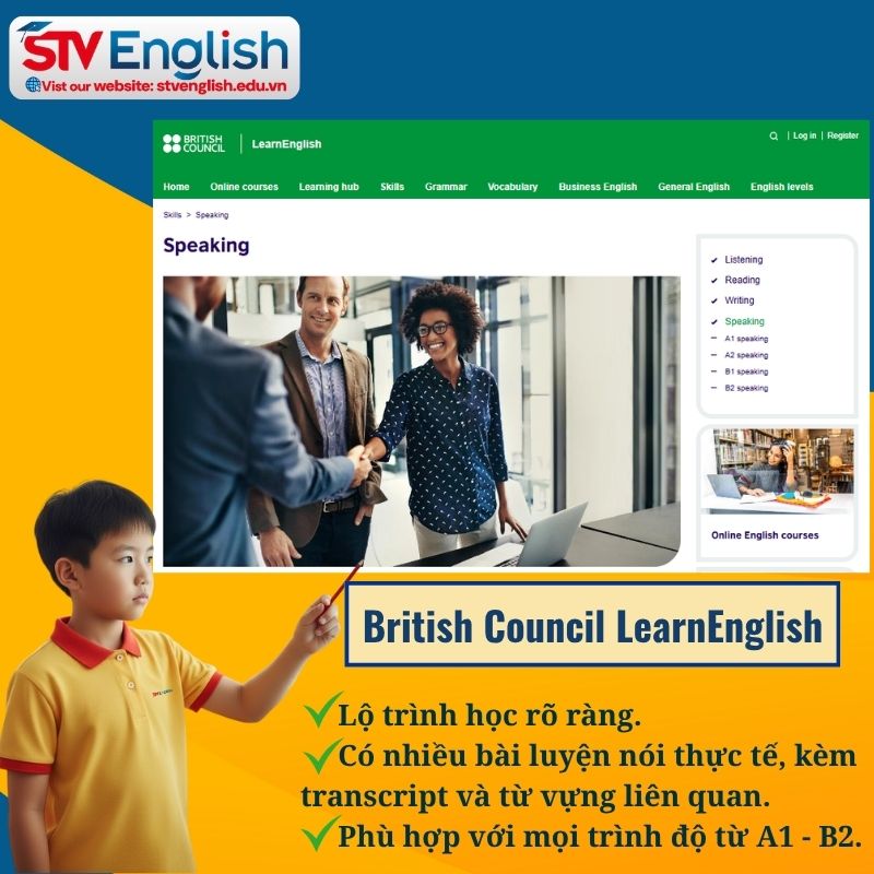 Trang web luyện Speaking Movers: British Council LearnEnglish Trang web luyện Speaking Movers: British Council LearnEnglish