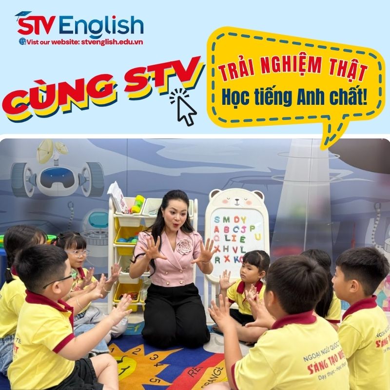 STV English - Lựa chọn hàng đầu khi cho trẻ học tiếng Anh giao tiếp STV English - Lựa chọn hàng đầu khi cho trẻ học tiếng Anh giao tiếp