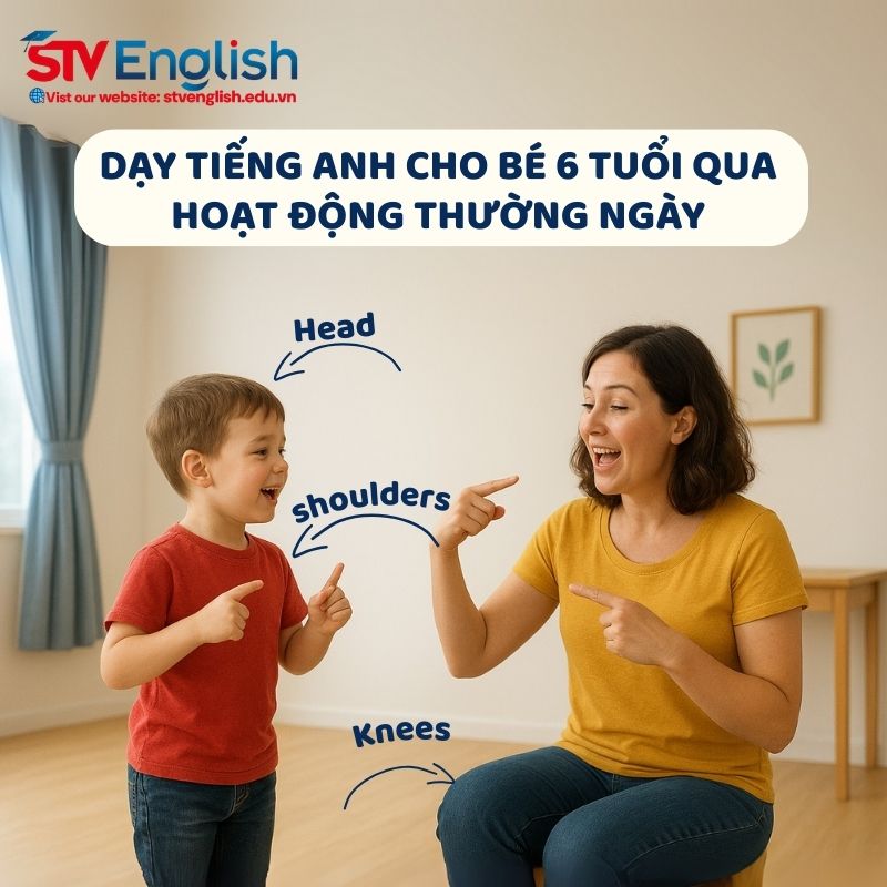 10 cách tích hợp dạy tiếng Anh cho bé 6 tuổi vào thói quen hàng ngày 10 cách tích hợp dạy tiếng Anh cho bé 6 tuổi vào thói quen hàng ngày