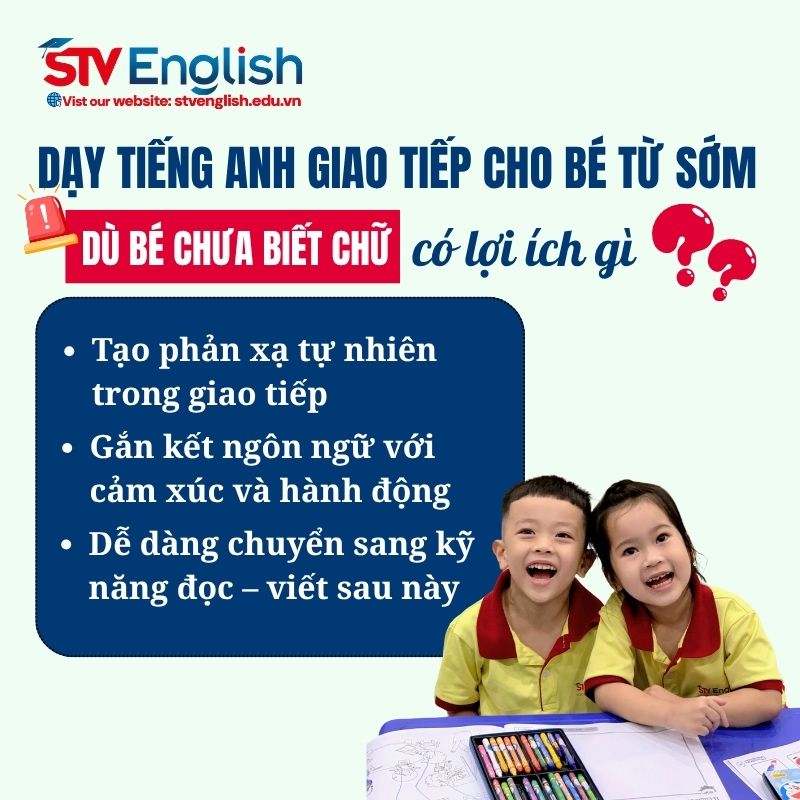 Những lợi ích khi dạy tiếng Anh giao tiếp cho bé từ sớm Những lợi ích khi dạy tiếng Anh giao tiếp cho bé từ sớm