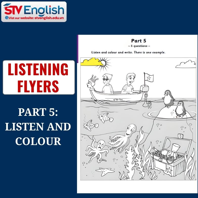 Listening Flyers: Phần 5 – Tô màu hoặc thêm chi tiết cho tranh Listening Flyers: Phần 5 – Tô màu hoặc thêm chi tiết cho tranh