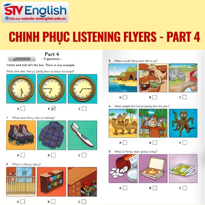 Hướng dẫn làm bài Listening Flyers Part 4 Hướng dẫn làm bài Listening Flyers Part 4