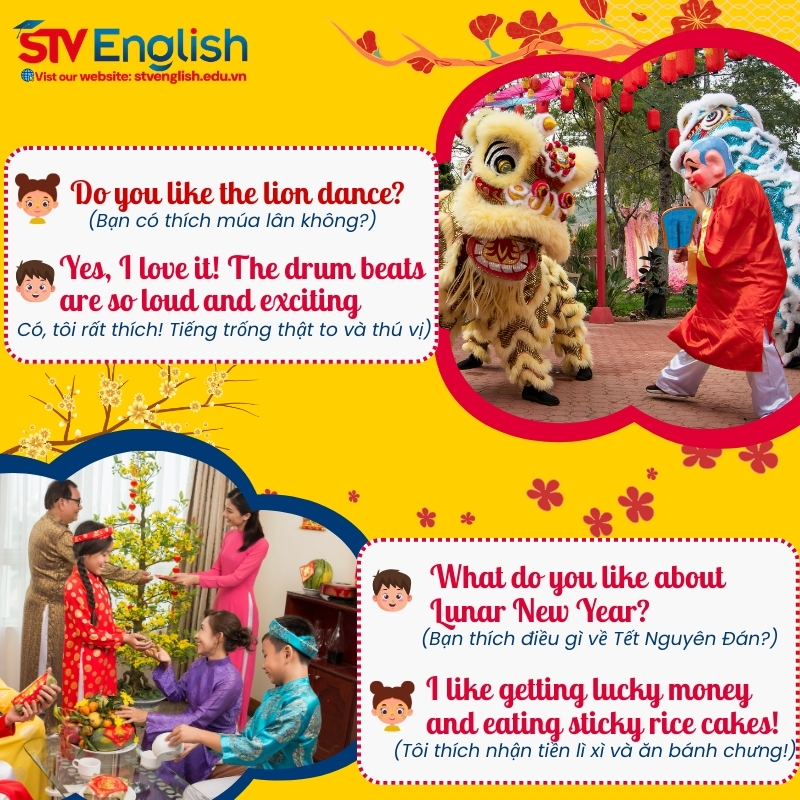 Tiếng Anh giao tiếp cho trẻ em: Chủ đề Lunar New Year Tiếng Anh giao tiếp cho trẻ em: Chủ đề Lunar New Year