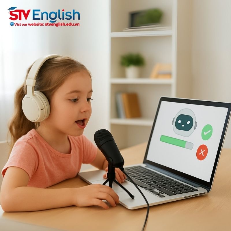 Dạy tiếng Anh cho bé 6 tuổi kết hợp Robot và AI. Dạy tiếng Anh cho bé 6 tuổi kết hợp Robot và AI.