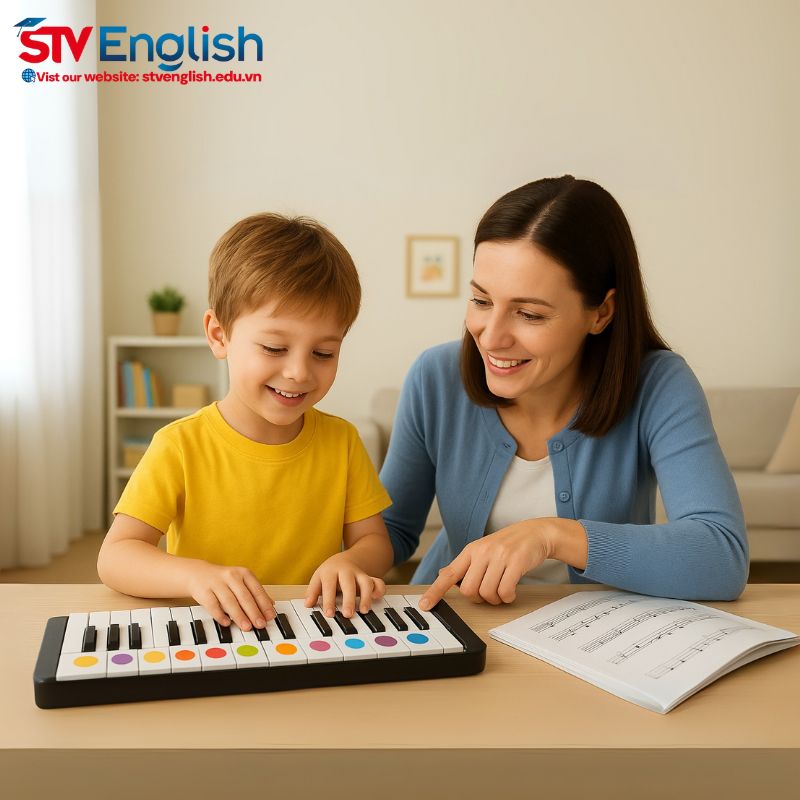 Bé 6 tuổi học tiếng Anh qua âm nhạc cực hiệu quả. Bé 6 tuổi học tiếng Anh qua âm nhạc cực hiệu quả.