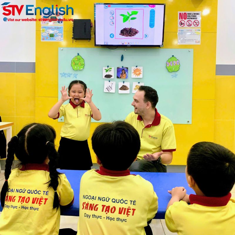 Dạy tiếng Anh cho bé 5 tuổi: Áp dụng phương pháp TPR trong giảng dạy tại STV English Dạy tiếng Anh cho bé 5 tuổi: Áp dụng phương pháp TPR trong giảng dạy tại STV English