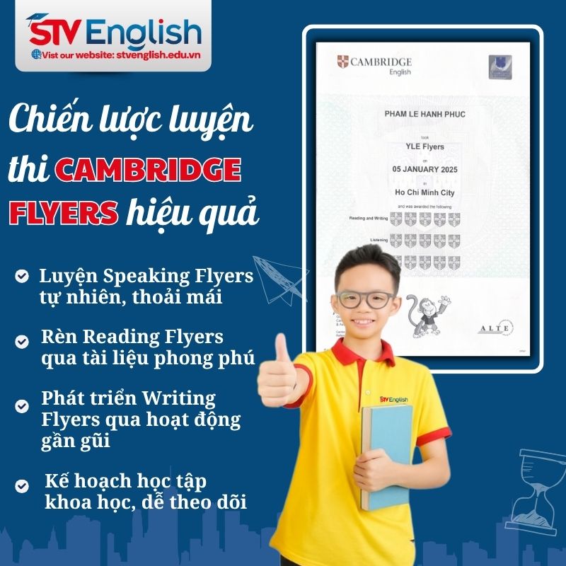 Chiến lược luyện thi Cambridge Flyers. Chiến lược luyện thi Cambridge Flyers.