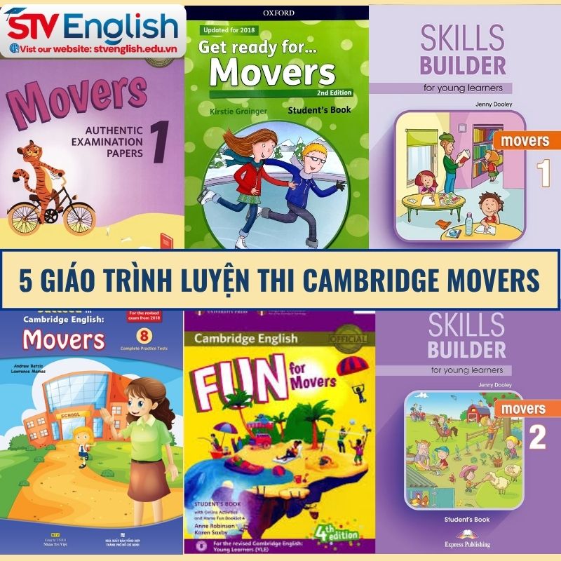 Tổng hợp 5 giáo trình luyện thi Cambridge Movers hiệu quả Tổng hợp 5 giáo trình luyện thi Cambridge Movers hiệu quả