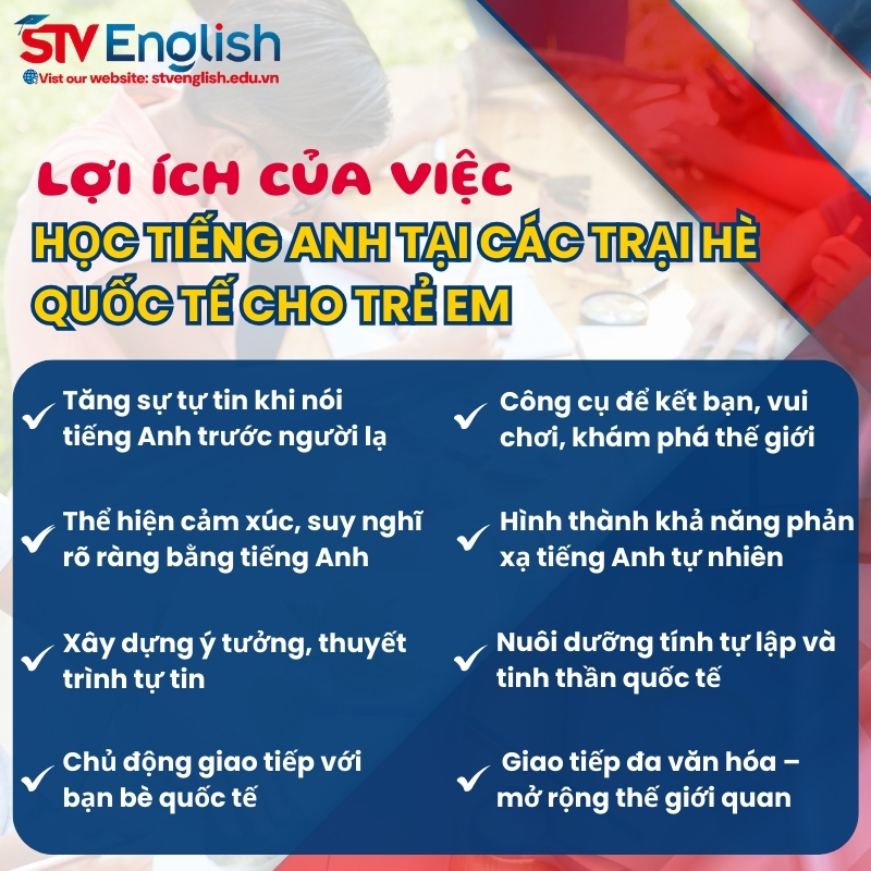 8 lợi ích của việc cho trẻ tham gia trại hè để luyện tiếng Anh giao tiếp 8 lợi ích của việc cho trẻ tham gia trại hè để luyện tiếng Anh giao tiếp