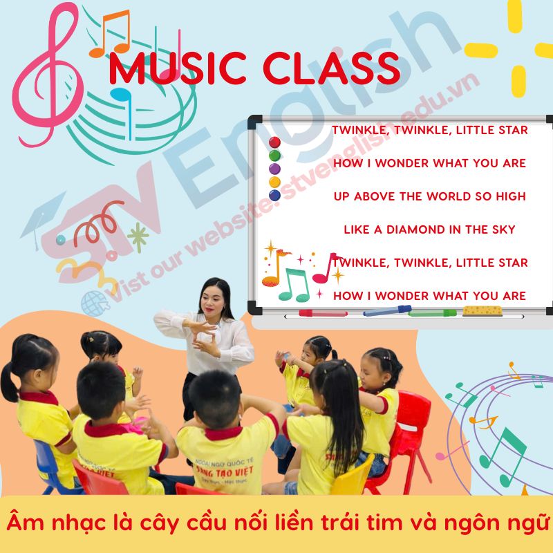 Bài hát tiếng Anh cho bé 5 tuổi: Twinkle Twinkle Little Star Bài hát tiếng Anh cho bé 5 tuổi: Twinkle Twinkle Little Star