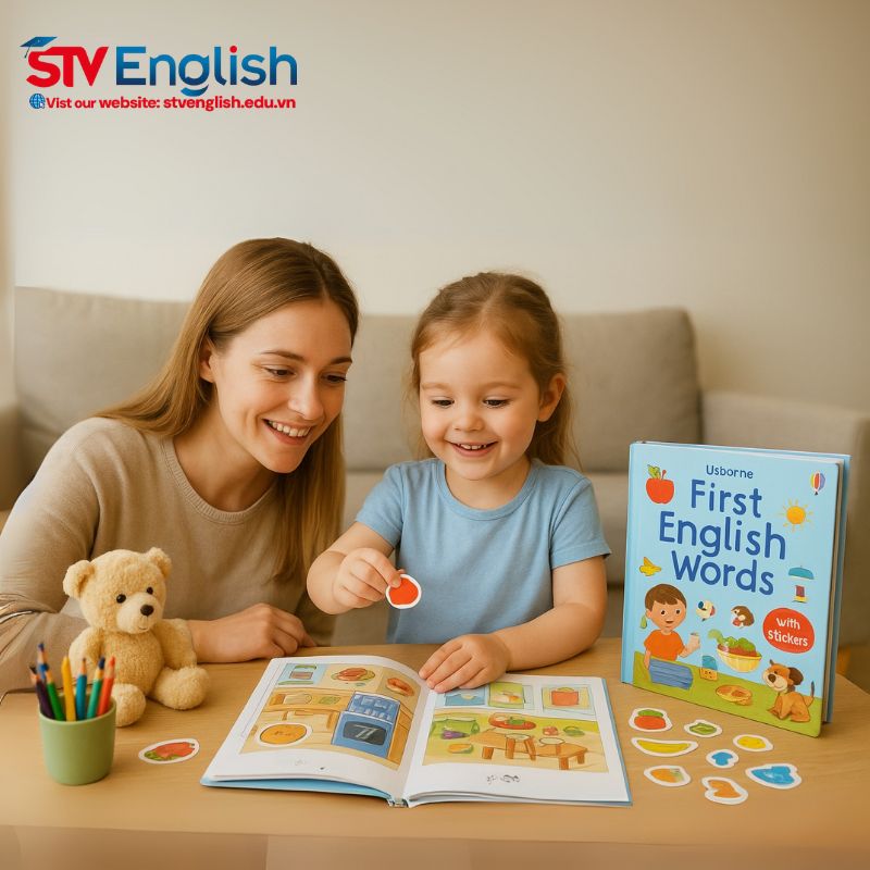 Sách dạy tiếng Anh cho bé 4 tuổi: Usborne First English Words. Sách dạy tiếng Anh cho bé 4 tuổi: Usborne First English Words.