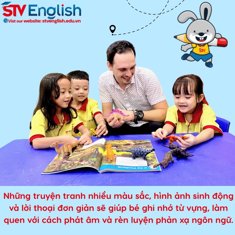 Hướng dẫn ba mẹ cách đọc truyện tranh song ngữ tiếng Anh cho bé 5 tuổi Hướng dẫn ba mẹ cách đọc truyện tranh song ngữ tiếng Anh cho bé 5 tuổi