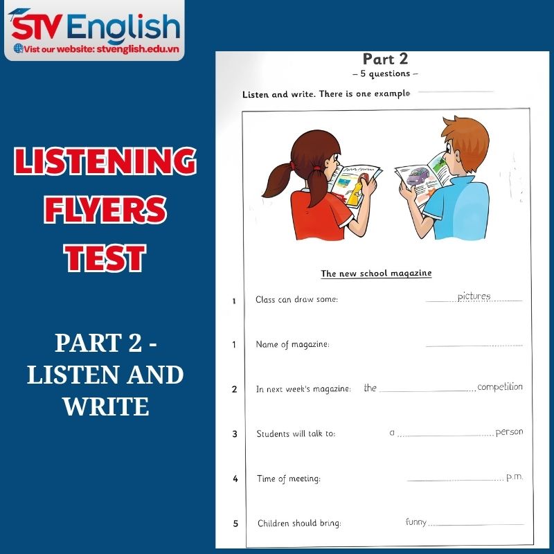 Listening Flyers: Part 2 Listening Flyers: Part 2