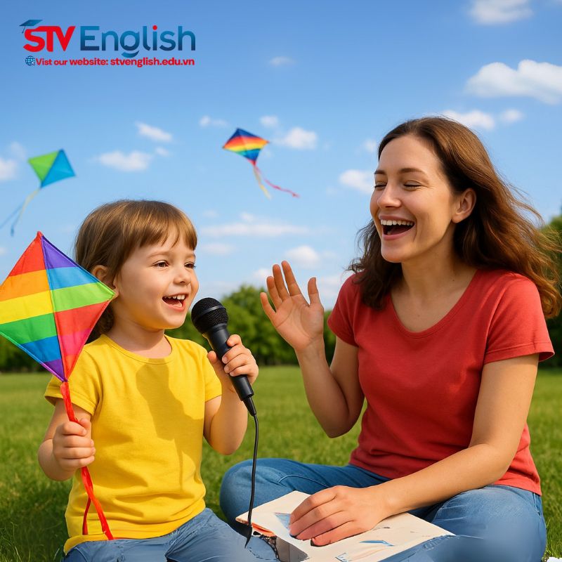 Làm diều và dạy tiếng Anh cho bé 6 tuổi: Phát triển STEAM tại nhà Làm diều và dạy tiếng Anh cho bé 6 tuổi: Phát triển STEAM tại nhà