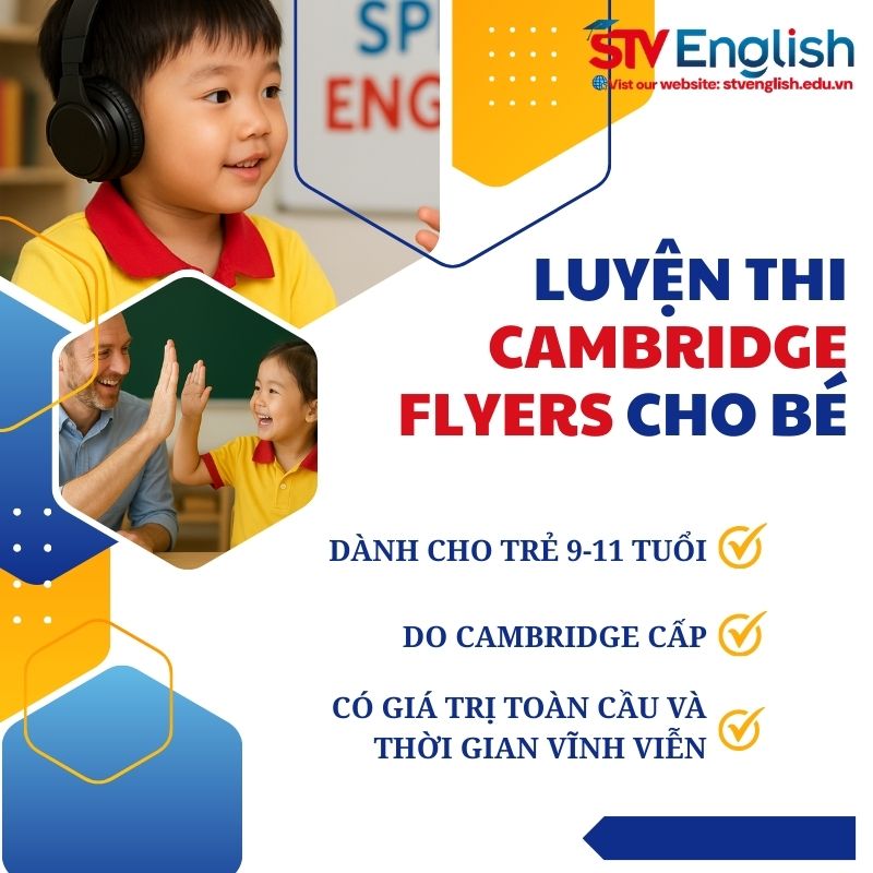 Cambridge Flyers – bước đệm vững chắc cho tương lai. Cambridge Flyers – bước đệm vững chắc cho tương lai.