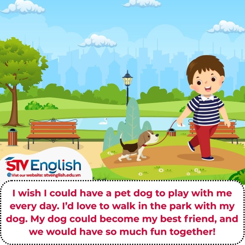 Tiếng Anh giao tiếp cho trẻ em: Viết đoạn văn ngắn về ước mơ Tiếng Anh giao tiếp cho trẻ em: Viết đoạn văn ngắn về ước mơ