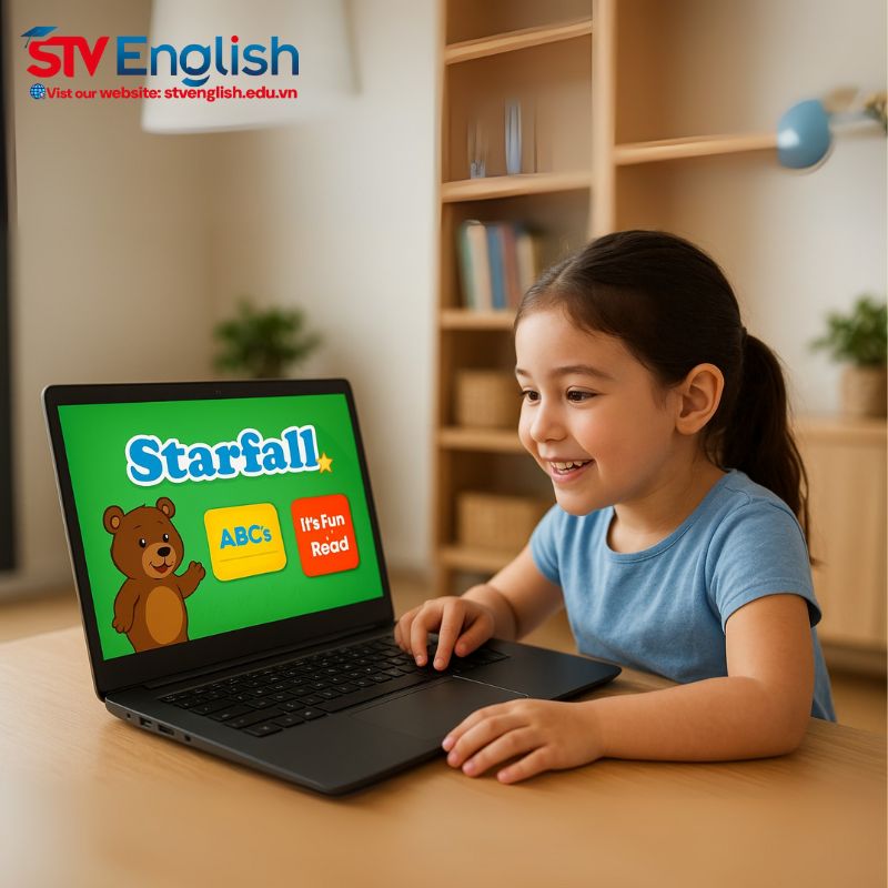 Starfall và Lingokids: Nền tảng học tiếng Anh cho bé 6 tuổi Starfall và Lingokids: Nền tảng học tiếng Anh cho bé 6 tuổi
