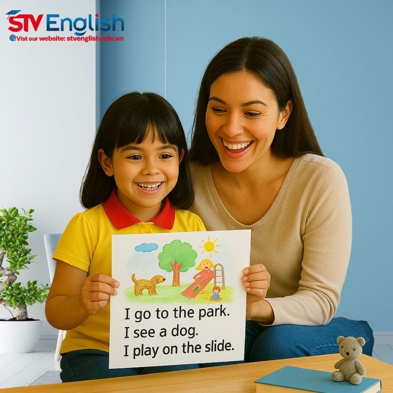 Mẹo giúp bé học tiếng Anh giao tiếp qua tranh ảnh hiệu quả Mẹo giúp bé học tiếng Anh giao tiếp qua tranh ảnh hiệu quả