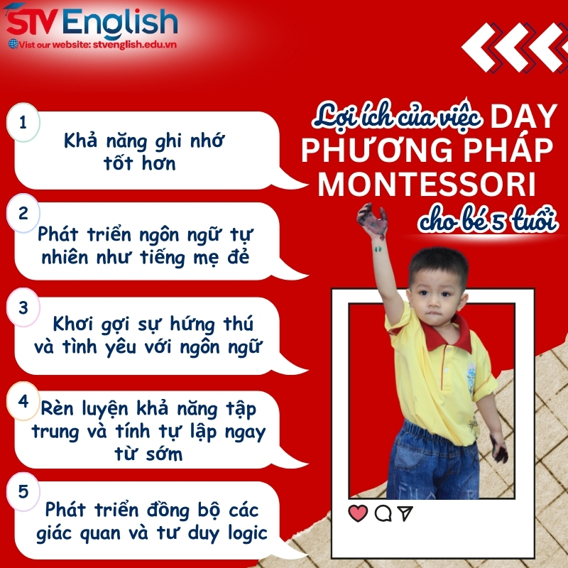 Lợi ích của phương pháp Montessori trọng việc dạy tiếng Anh cho bé Lợi ích của phương pháp Montessori trọng việc dạy tiếng Anh cho bé
